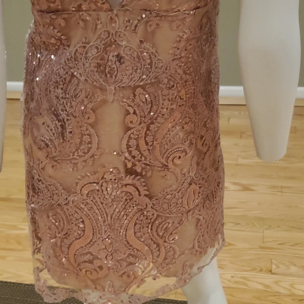 Free People Night Shimmers Mini Dress